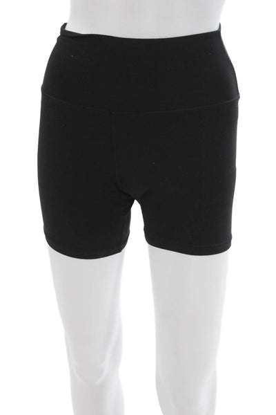 Athleta Women Athletic Black Nylon Shorts Size M