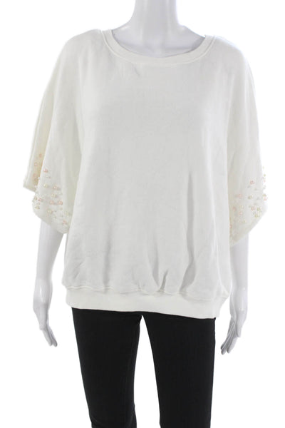 9-H15 STCL Women Casual Cotton Crew Neck Short Sleeve T-Shirt Size L