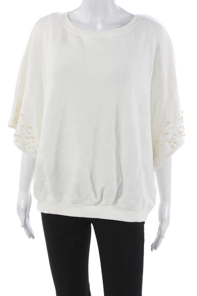 9-H15 STCL Women Casual Cotton Crew Neck Short Sleeve T-Shirt Size L