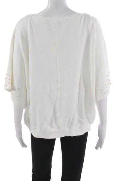 9-H15 STCL Women Casual Cotton Crew Neck Short Sleeve T-Shirt Size L