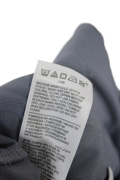 Athleta Women Gray Ankle Pants Nylon Spandex Pull On Size 10