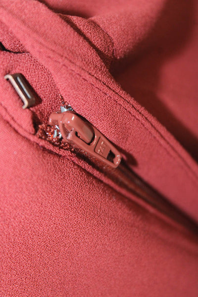 Anthropologie Womens Cropped Red Pants Size 12
