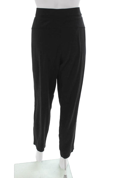 Athleta Womens Jogger Pants Black Drawstring Nylon Size L