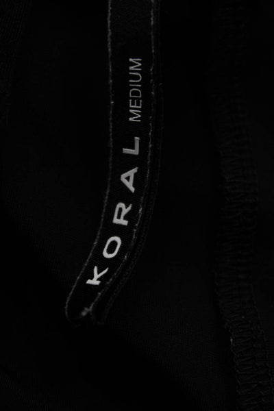 Koral Womens Ankle Leggings Gray Colorblock Nylon Size M