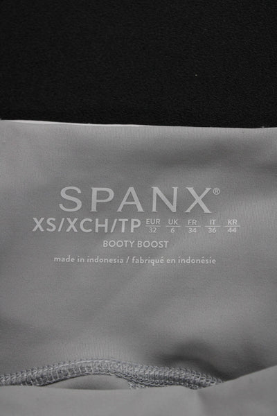 Spanx Women Cropped Nylon Leggings White Size XS