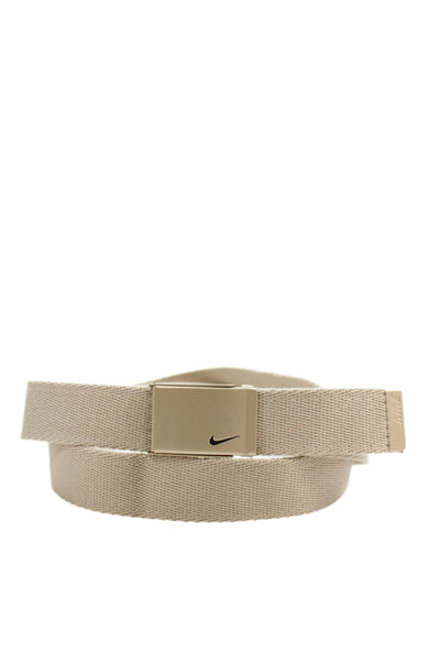 Nike Womens Web Belt Beige Gold Size One Size