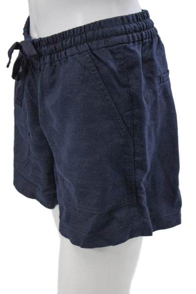 J Crew Womens Casual Drawstring Linen Blend Shorts Size XS