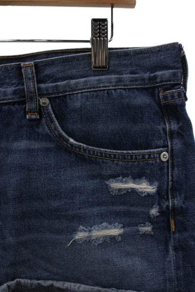 Rag & Bone Jean Womens Cut-Off Cotton Shorts Blue Size 29
