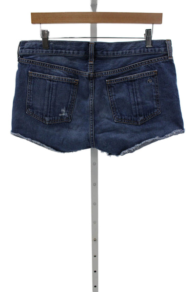 Rag & Bone Jean Womens Cut-Off Cotton Shorts Blue Size 29
