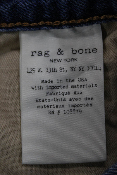 Rag & Bone Jean Womens Cut-Off Cotton Shorts Blue Size 29