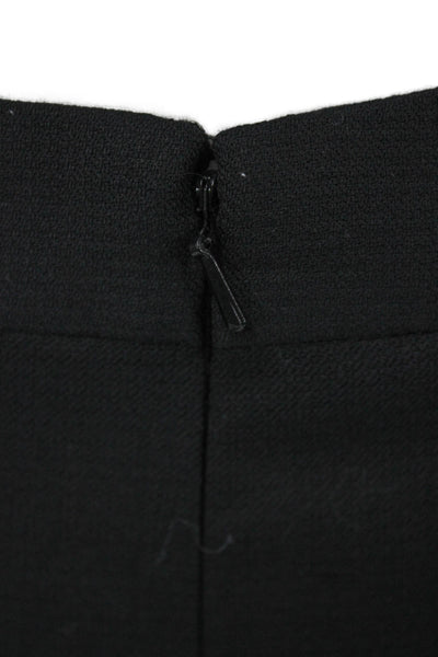 Reiss Womens Wool Gray Skirt Suit Button Long Sleeve Size 2