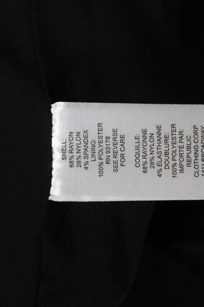 Truth By Republic Women Sleeveless Black Rayon Vest Button Size L