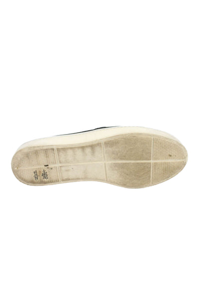 Stuart Weitzman Women's Beaded Embellish Velvet Slip-On Shoes Black Size 9.5