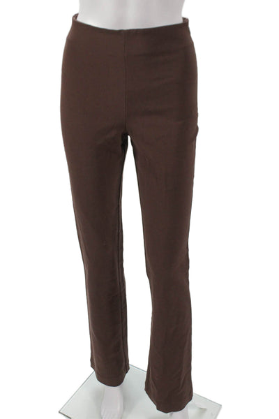 Reformation Womens Brown Modal Blend Zip Jeggings Solid Inseam 32 Size S