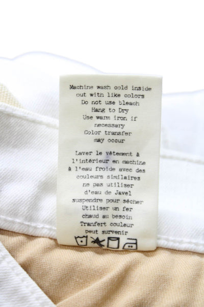 Rag & Bone Jean Women Skinny White High Rise Jeans Cotton Blend Size 25