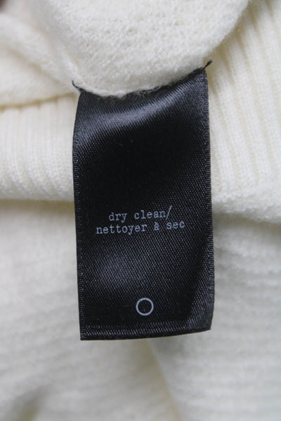 Rag & Bone Womens Merino Wool Pullover Sweater Ivory Crewneck Size 2XS