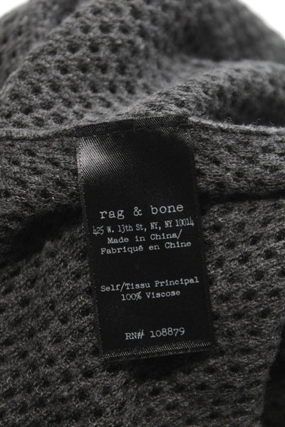 Rag & Bone Jean Womens Gray Striped Pullover Sweater Size XS