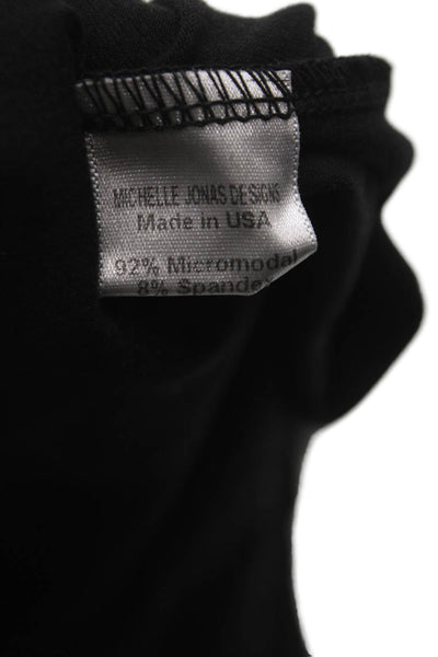Mijo Women Maxi Halter Mid Calf Black Sleeveless Dress Size S
