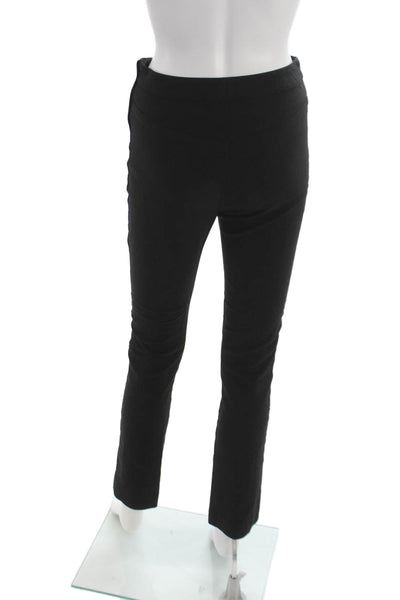 M.M. Lafleur Women Dress Pants Black Cotton Zip Inseam 29 Size 4