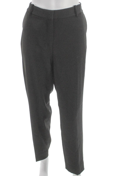 M.M. Lafleur Womens Dress Pants Black Triacetate Workwear Size 8