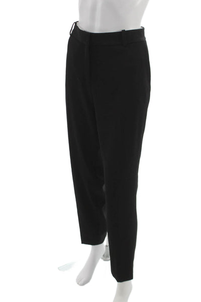 M.M. Lafleur Womens Dress Pants Black Triacetate Workwear Size 8