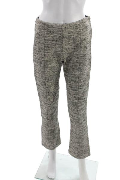 M.M. Lafleur Women Cropped Gray Cotton Pants Size 6