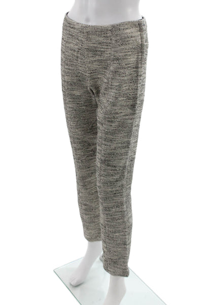 M.M. Lafleur Women Cropped Gray Cotton Pants Size 6