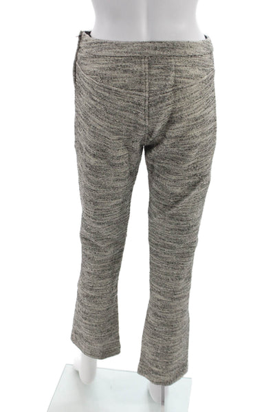 M.M. Lafleur Women Cropped Gray Cotton Pants Size 6
