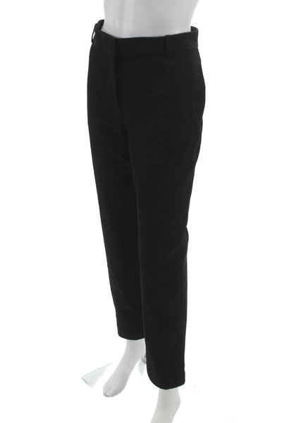 Joseph Womens Dress Pants Black Viscose Button Inseam 29 Size 40