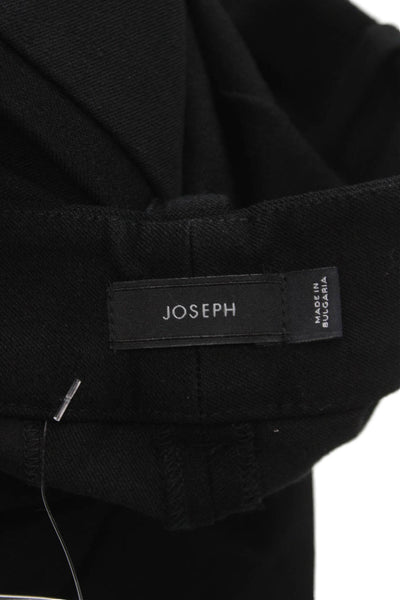 Joseph Womens Dress Pants Black Viscose Button Inseam 29 Size 40