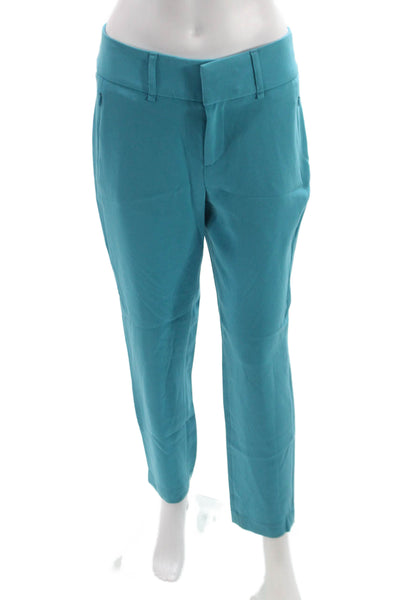 Rag & Bone Women Ankle Pants Blue Triacetate Zip Inseam 29 Size 4
