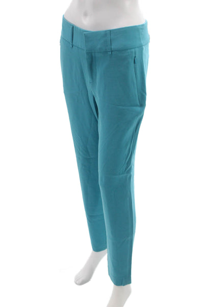 Rag & Bone Women Ankle Pants Blue Triacetate Zip Inseam 29 Size 4