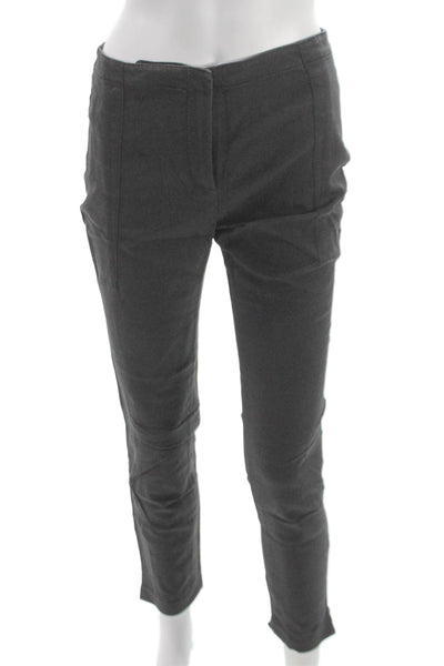 T Alexander Wang Women Ankle Pants Gray Zip Size M