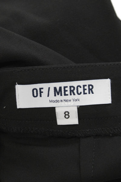 Of Mercer Womens Ankle Pants Gray Polyester Zip Size 8