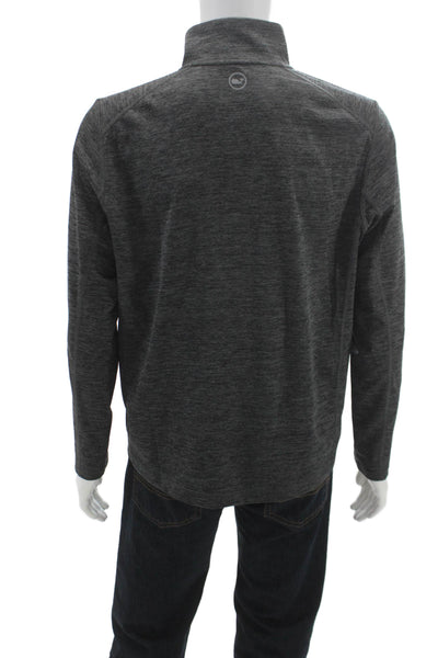 Vineyard Vines Men Gray Collared Pullover Long Sleeve Size M