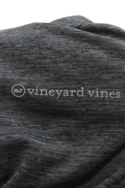 Vineyard Vines Men Gray Collared Pullover Long Sleeve Size M