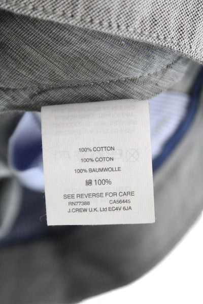 J Crew Mens Chino Shorts Gray Cotton Button Size 30