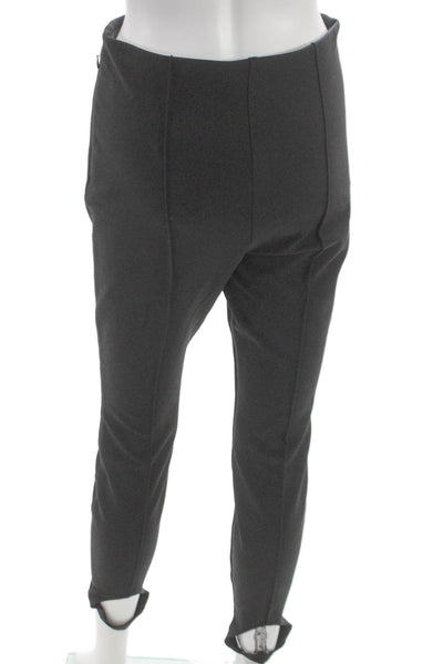 Theory Womens Dress Pants Black Viscose Zip Size 6