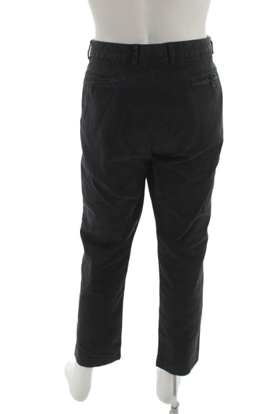 Bonobos Mens Chino Pants Gray Cotton Button Size 36