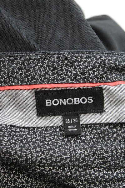 Bonobos Mens Chino Pants Gray Cotton Button Size 36