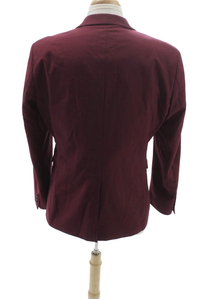 Coofandy Mens Blazer Red Size L