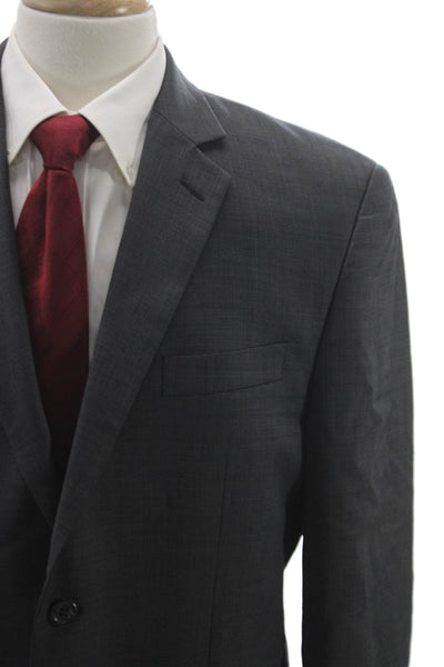 Michael Michael Kors Mens Gray Wool Blazer Size 41