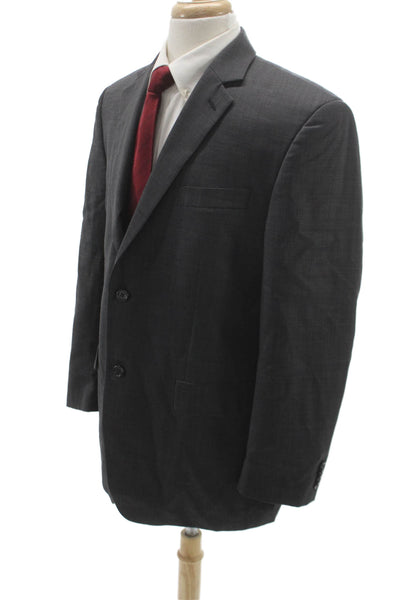 Michael Michael Kors Mens Gray Wool Blazer Size 41