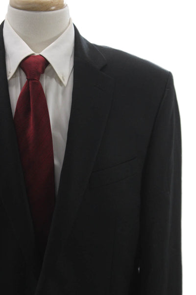 Michael Michael Kors Mens Black Blazer 70% Wool 30% Polyester Size 42