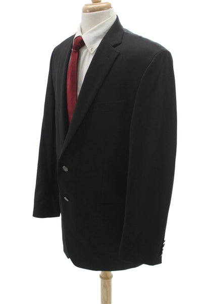 Michael Michael Kors Mens Black Blazer 70% Wool 30% Polyester Size 42