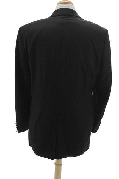 Michael Michael Kors Mens Black Blazer 70% Wool 30% Polyester Size 42