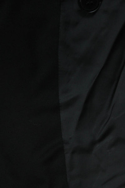 Mani By Giorgio Armani Mens Blazer Black 100% Virgin Wool Size 44