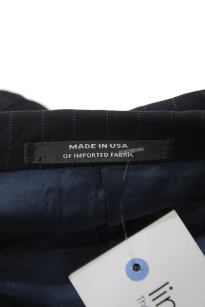 Austin Reed Mens Striped Blue Blazer Size 42