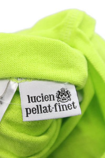 Lucien Pellat-Finet Women Skull Cotton Sleeveless Tank Green Size L