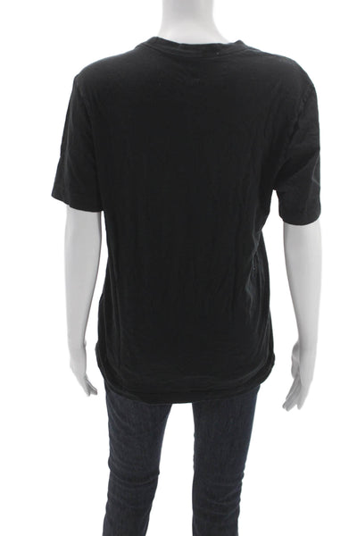 Nike Womens Basic Cotton Short Sleeve T-Shirt Black Size S